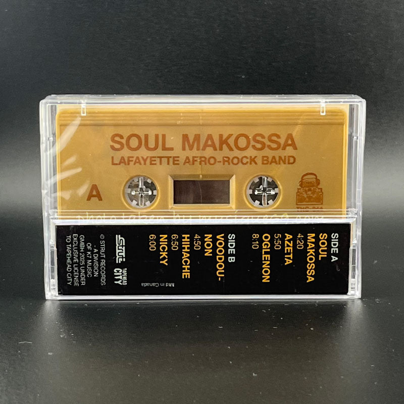 ラファイエットアフロロックバンド The Lafayette Afro-Rock Band - Soul Makossa: Gold Shell Limited Edition (cassette)