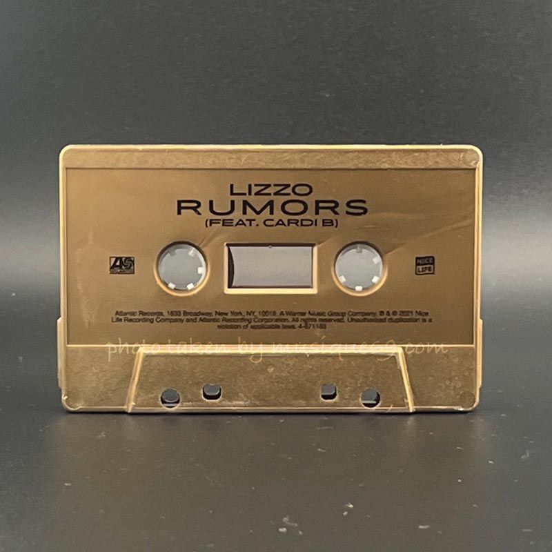 Lizzo feat. Cardi B - Rumors: Exclusive O-Card/ Gold Shell Edition Single (cassette)