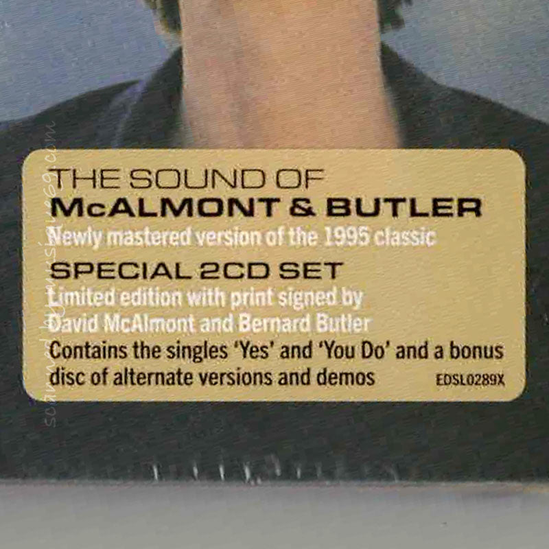 Bernard Butler (McAlmont & Butler) - The Sound of McAlmont & Butler: Exclusive Autographed Edition (CD)
