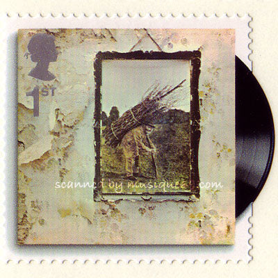 レッドツェッペリン Led Zeppelin - Classic Album Covers: IV Strip of 5 Stamps