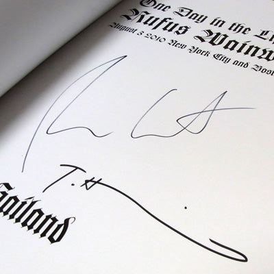 ルーファスウェインライト Rufus Wainwright - One Day in the Life of Rufus Wainwright: Exclusive Autographed Edition (Book)