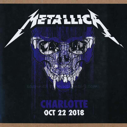 Metallica - Charlotte, Nc 10/22/2018 (CD)