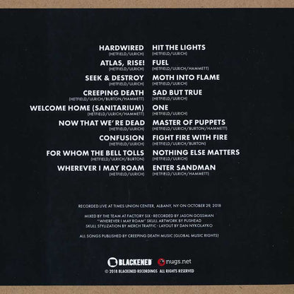 Metallica - Albany, NY 10/29/2018 (CD)