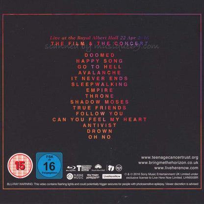 ブリングミーザホライズン Bring Me the Horizon - Live at the Royal Albert Hall (Blu-Ray)