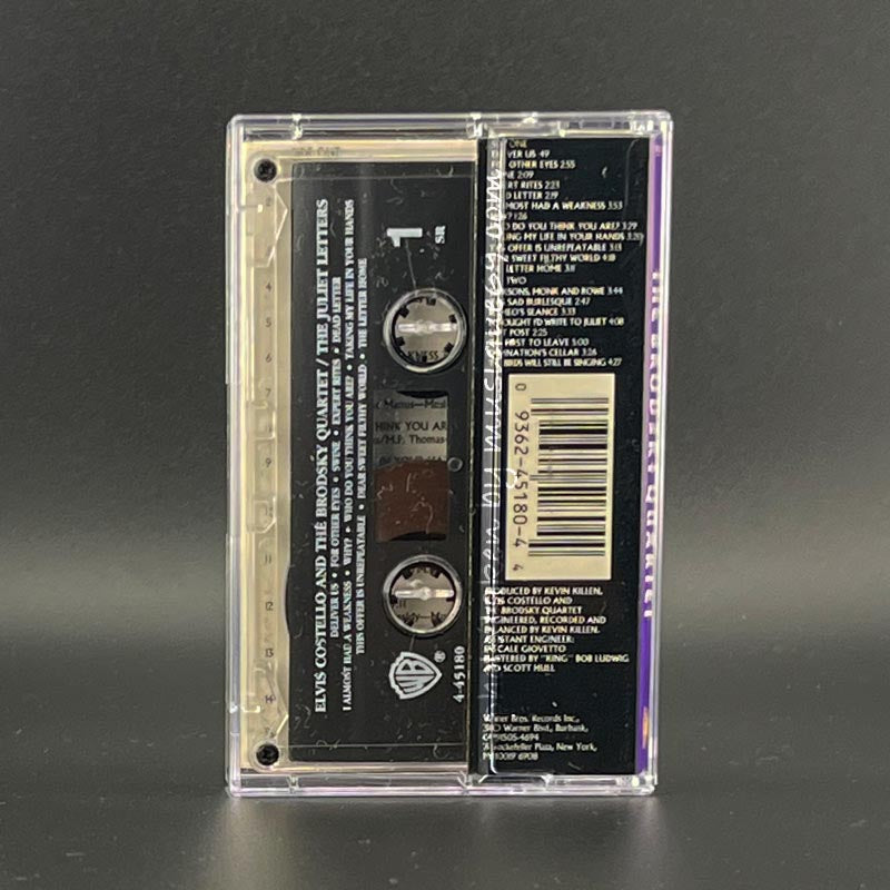 エルヴィスコステロ Elvis Costello and The Brodsky Quartet - The Juliet Letters: Dolby HX Pro/ B NR Edition (cassette)