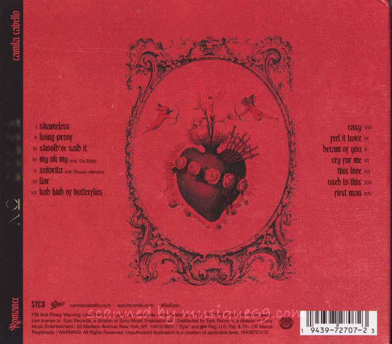 カミラカベロ Camila Cabello - Romance: Exclusive Limited Edition Alternative Cover #2 (CD)