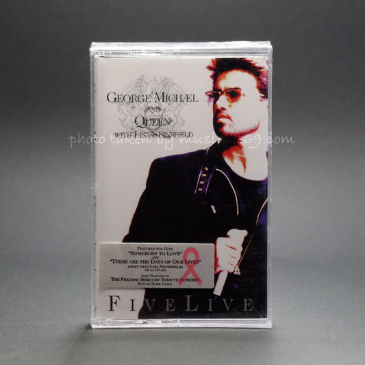ジョージマイケル George Michael and Queen w/ Lisa Stansfield - Five Live (cassette)