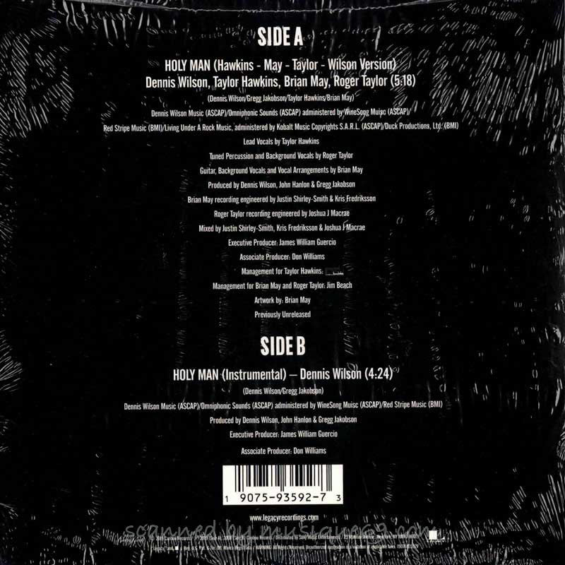 The Beach Boys (Dennis Wilson feat. Taylor Hawkins, Brian May &amp; Roger Taylor) - Holy Man: RSD Limited Edition (vinyl)