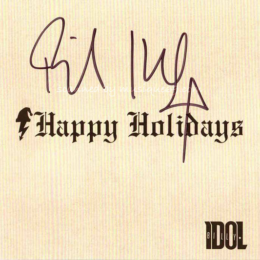 ビリーアイドル Billy Idol - Happy Holidays Remastered: Exclusive Autographed Edition (CD)