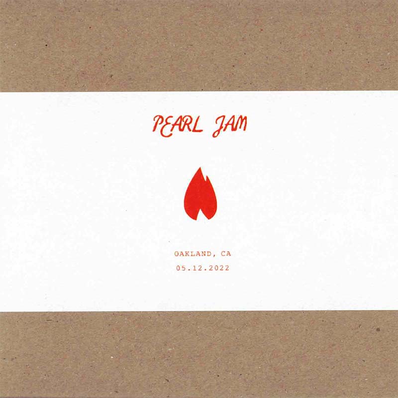 パールジャム Pearl Jam - Gigaton West Coast Tour; Oakland, CA | May 12, 2022 (CD)