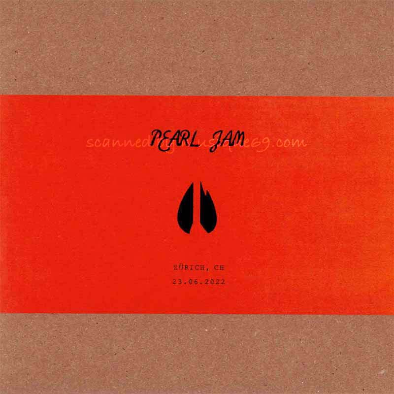 パールジャム Pearl Jam - Gigaton European Tour; Zurich, CH | 23 June 2022 (CD)