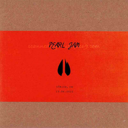 パールジャム Pearl Jam - Gigaton European Tour; Zurich, CH | 23 June 2022 (CD)