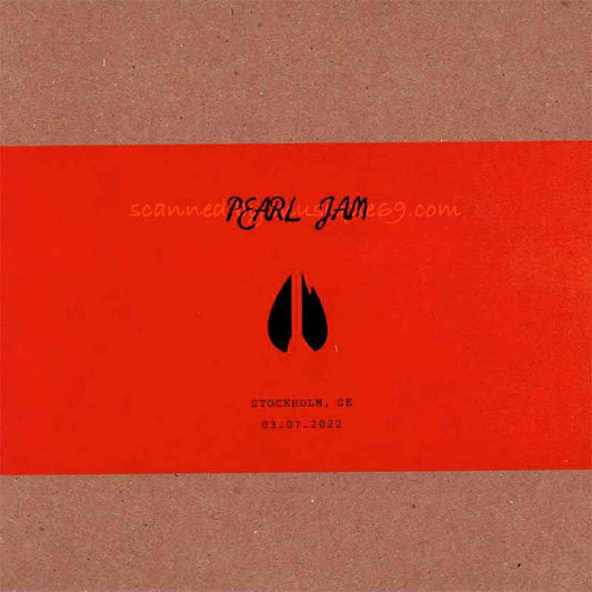 Pearl Jam - Gigaton European Tour; Stockholm, SE | 03 July 2022 (CD)