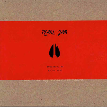 パールジャム Pearl Jam - Gigaton European Tour; Budapest, HU | 12 July 2022 (CD)