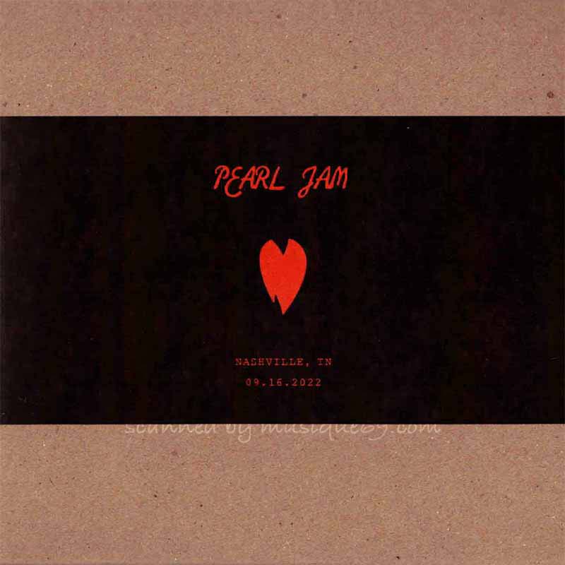 パールジャム Pearl Jam - Gigaton North American Tour; Nashville, TN | September 16th 2022 (CD)