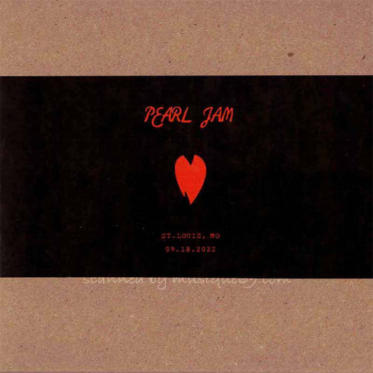 Pearl Jam - Gigaton North American Tour; St. Louis, MO | September 18th 2022 (CD)