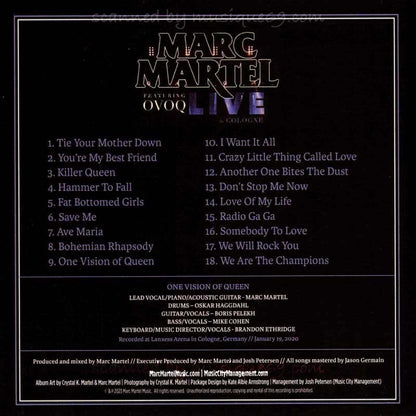 マークマーテル Marc Martel feat. OVOQ - Live in Cologne: Exclusive Limited Edition (CD)