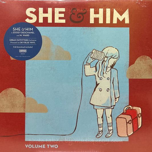 ズーイーデシャネル Zooey Deschanel (She & Him) - Volume Two: Exclusive Sky Blue Coloured LP (vinyl)