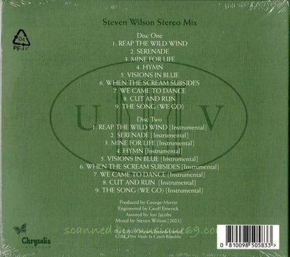 ウルトラヴォックス Ultravox - Quartet (Steven Wilson Mix): RSD 2023 Exclusive Limited Edition (CD)