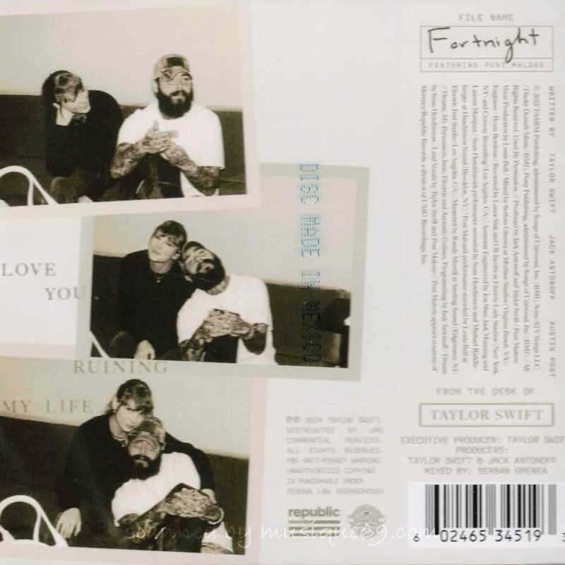 テイラースウィフト Taylor Swift feat. Post Malone - Fortnight: Exclusive Limited Edition (CD)