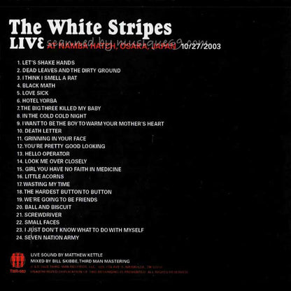 ホワイトストライプス The White Stripes - At Namba Hatch, Osaka, Japan | 10/27/2003 (CD)