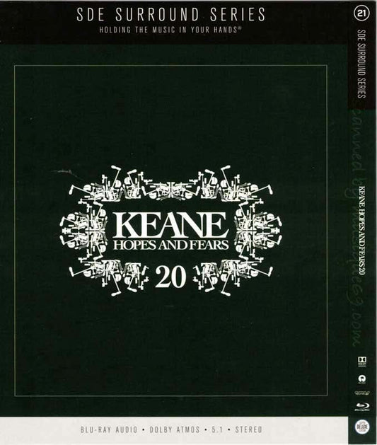 キーン Keane - Hopes and Fears 20: SDE Surround Series Exclusive Limited Edition Blu-Ray Audio