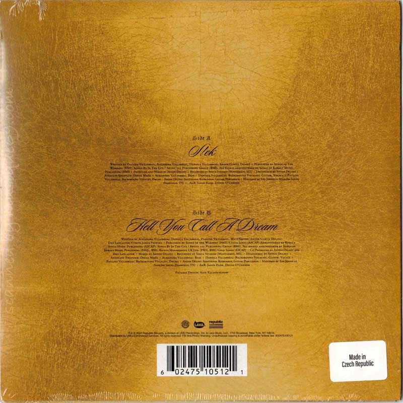 The Warning - S!ck & Hell You Call a Dream: Exclusive Gold Colored 7" Ep (vinyl)