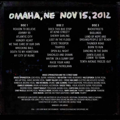 ブルーススプリングスティーン Bruce Springsteen & The E Street Band - Omaha, NE | Nov 15, 2012: US Exclusive Edition (CD)