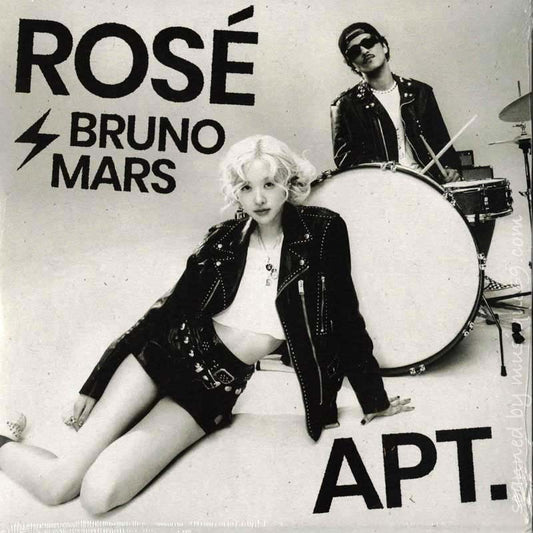 ブルーノマーズ Bruno Mars (Rose & Bruno Mars) - Apt. US Exclusive White Colour 7" Ep Single (vinyl)