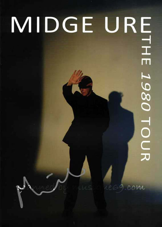 ウルトラヴォックス Ultravox (Midge Ure) - The 1980 Tour Official Programme: Exclusive Autographed Edition