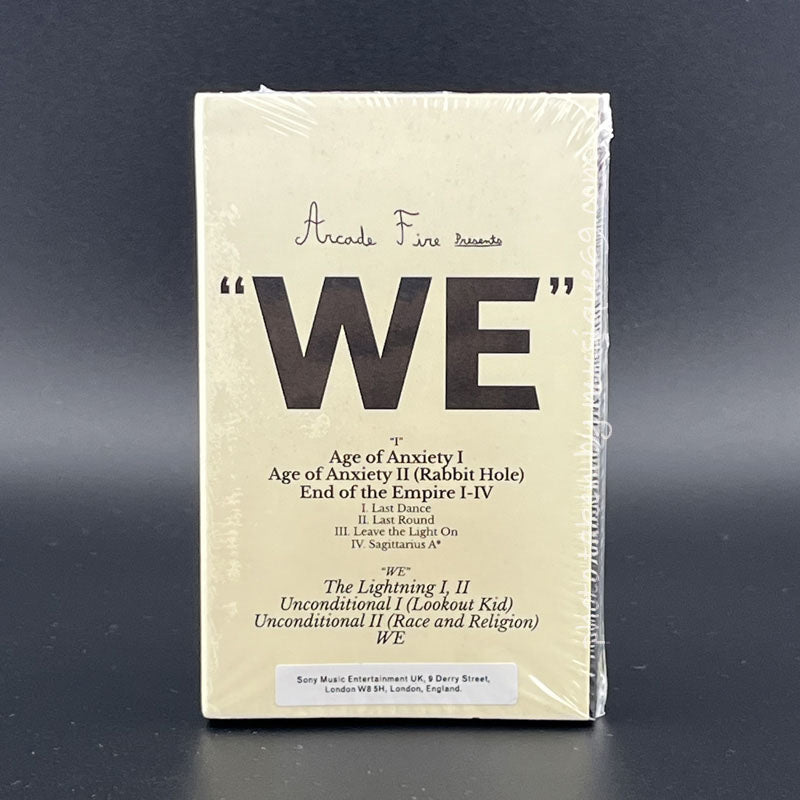 アーケイドファイア Arcade Fire - We: Blue Transparent Shell Edition (cassette)