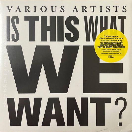 ポールマッカートニー Paul McCartney (Various Artists) - Is This What We Want? Exclusive Numbered Edition LP (vinyl)
