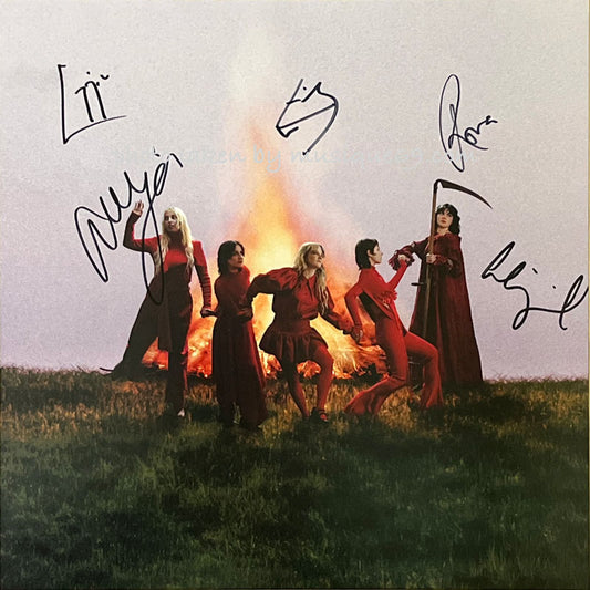 ラストディナーパーティー The Last Dinner Party - From the Pyre: Exclusive Autographed/ Gatefold Card Sleeve CD/ O-Card Pink Shell Cassette Bundle