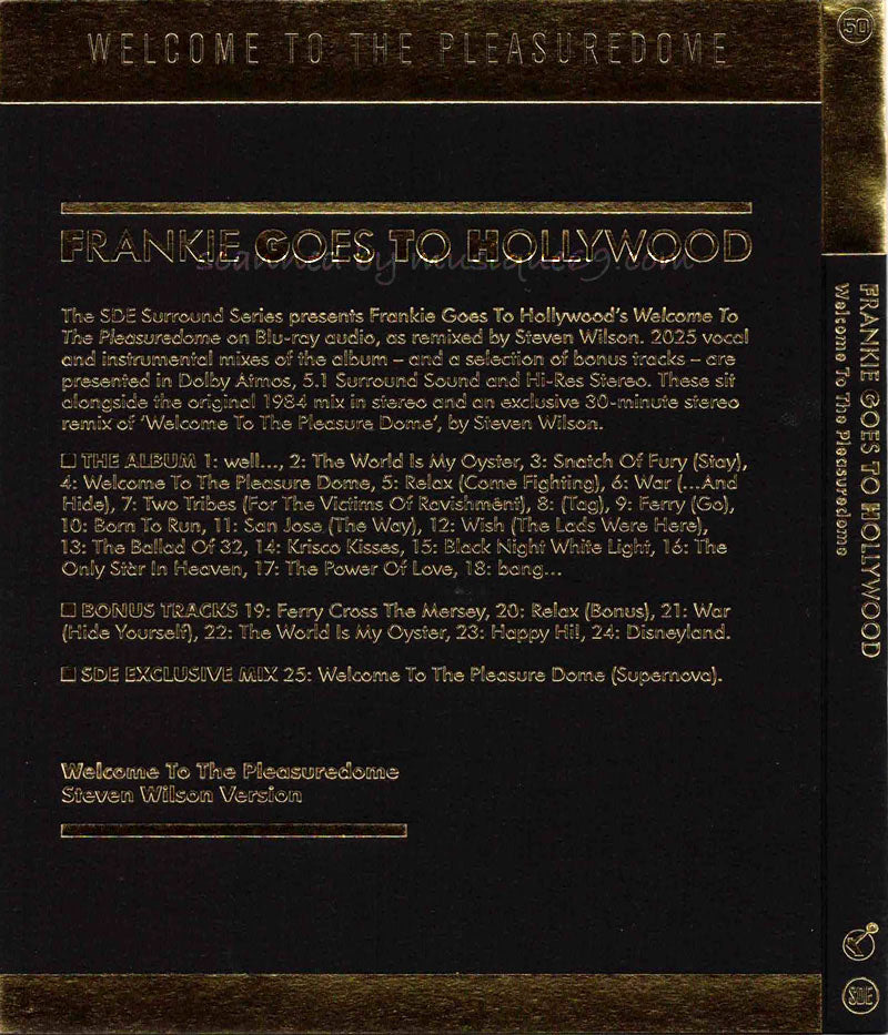 Frankie Goes to Hollywood - Welcome to the Pleasuredome: SDE Surround Series Exclusive Limited Edition Blu-Ray Audio