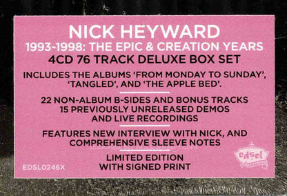 ニックヘイワード Nick Heyward - 1993-1998 The Epic & Creation Years: Exclusive Autographed/ Deluxe Box Set (CD)