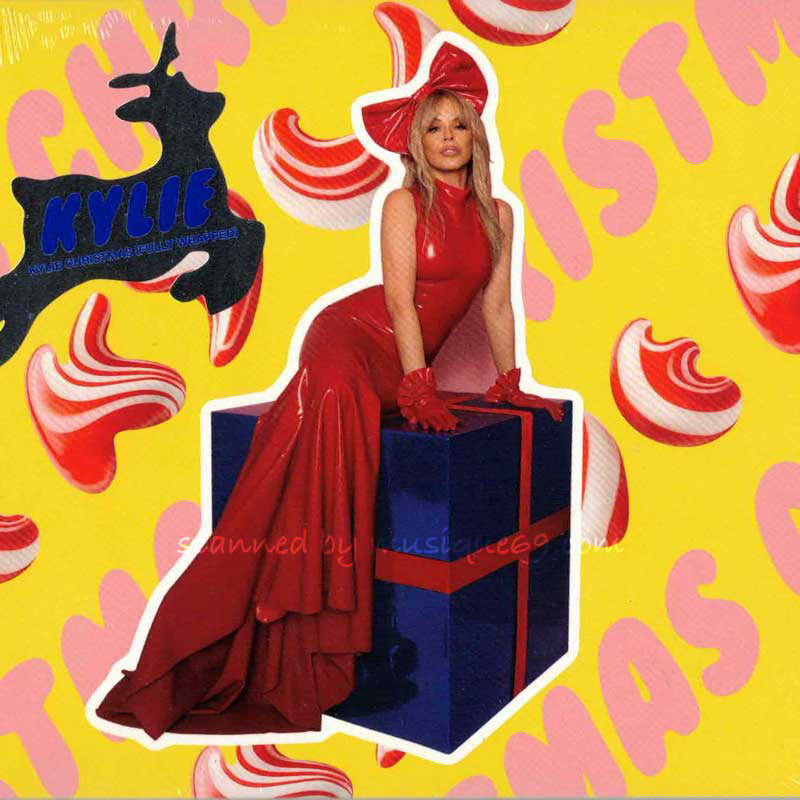 カイリーミノーグ - Kylie Christmas (Fully Wrapped): Exclusive Autographed/ Gold Bottomed Edition CD/ O-Card/ Red Shell Cassette Bundle