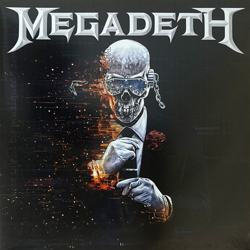 メガデス Megadeth - Firewall Megadeth: Exclusive Alternate Artwork/ Crystal Black + Blue Splat Coloured Edition LP (vinyl)