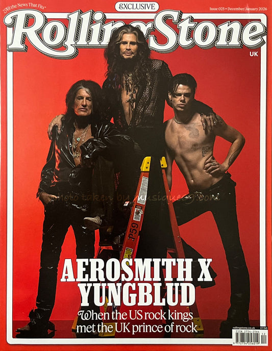 エアロスミス Aerosmith & Yungblud - Rolling Stone UK: December/ January 2026 issue #25 Exclusive Edition (magazine)