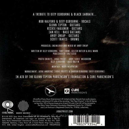 Judas Priest feat. Ozzy Osbourne - War Pigs: Exclusive Charity Version Single (CD)