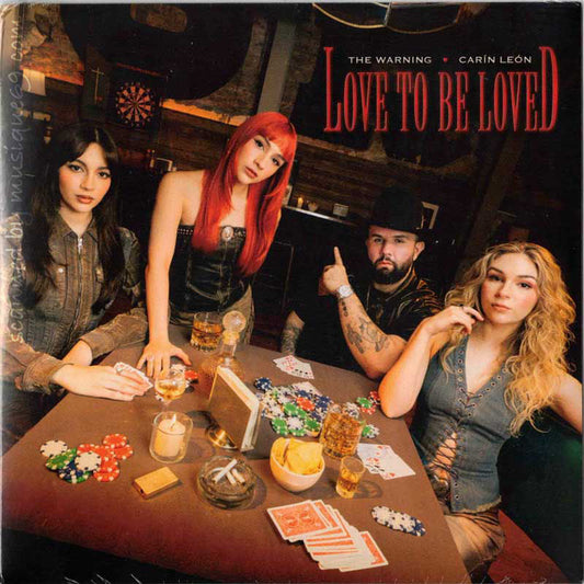 ザ・ウォーニング The Warning x Carin Leon - Love to Be Loved: Exclusive Ruby Red Coloured 7" Ep (vinyl)