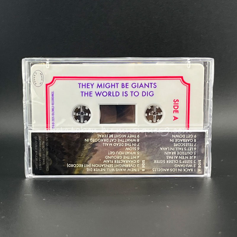 They Might Be Giants - The World is to Dig: White Shell Limited Edition (cassette)