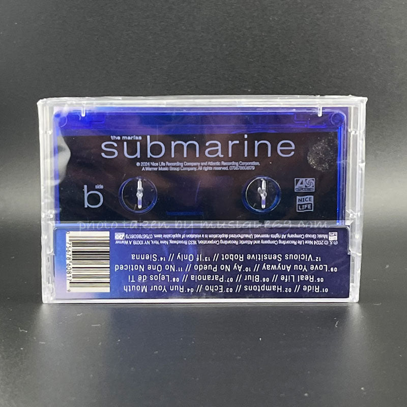 マリアス The Marias - Submarine: Transparent Blue Shell Edition (cassette)