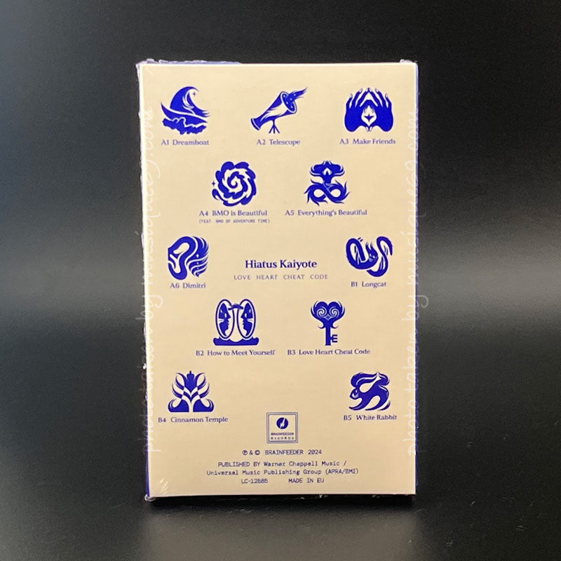 Hiatus Kaiyote - Love Heart Cheat Code: O-Card/ Blue Shell Limited Edition (cassette)