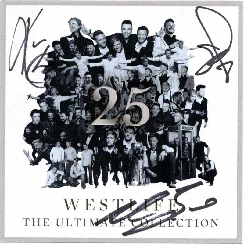 Westlife - 25 (The Ultimate Collection): Exclusive Autographed/ Pink Alternate Cover Edition (CD)