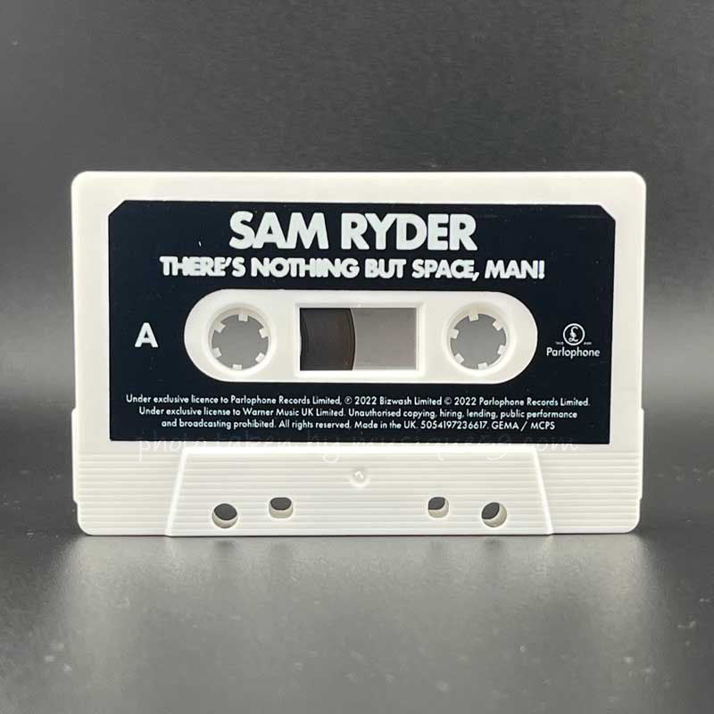 Sam Ryder - There's Nothing But Space, Man! Exclusive Alternative Artwork/ White Shell Edition (cassette)
