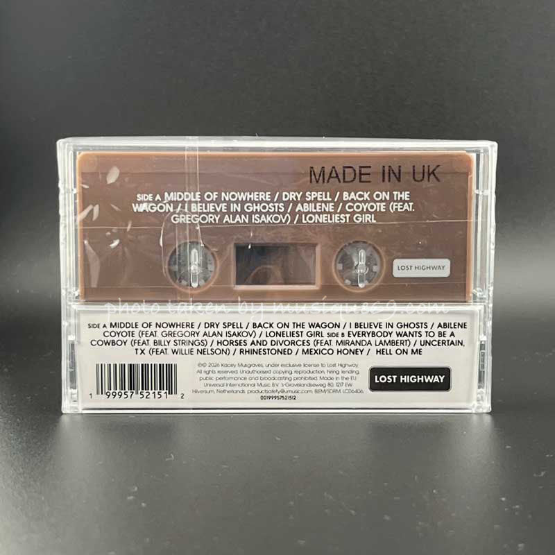 Kacey Musgraves - Middle of Nowhere: Exclusive Brown Shell Edition (cassette)
