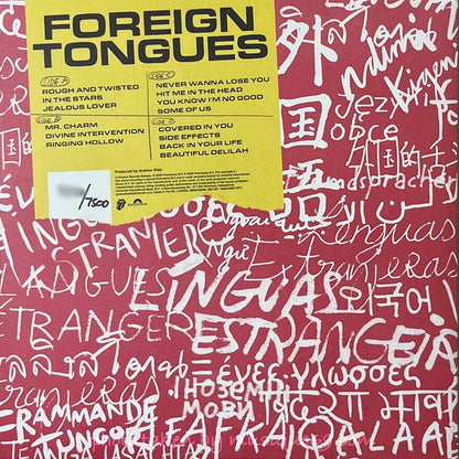 ローリングストーンズ The Rolling Stones - Foreign Tongues: Exclusive Hand-Numbered/ Baby Pink & Red Smash w/ Clear Splatter Coloured LP (vinyl)