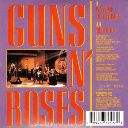 Guns N' Roses - Welcome to the Jungle/ Nightrain: US Exclusive "Tiny Vinyl" Edition 4" EP (vinyl)
