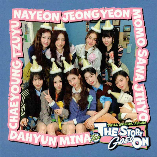 トゥワイス Twice - Ten: The Story Goes On: US Exclusive Blue Transparent Coloured/ "Tiny Vinyl" Edition 4" Ep (vinyl)