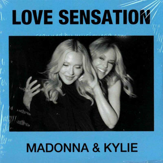 Madonna & Kylie - Love Sensation: Exclusive UK Edition/ Blue Cover Artwork Single (CD)